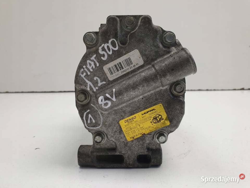 Fiat 500 12 8V SPRĘŻARKA KLIMATYZACJI Rudka