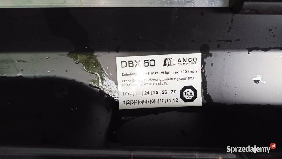 Box dachowy kufer Lanco DBX50 480L nowy Rybarzowice