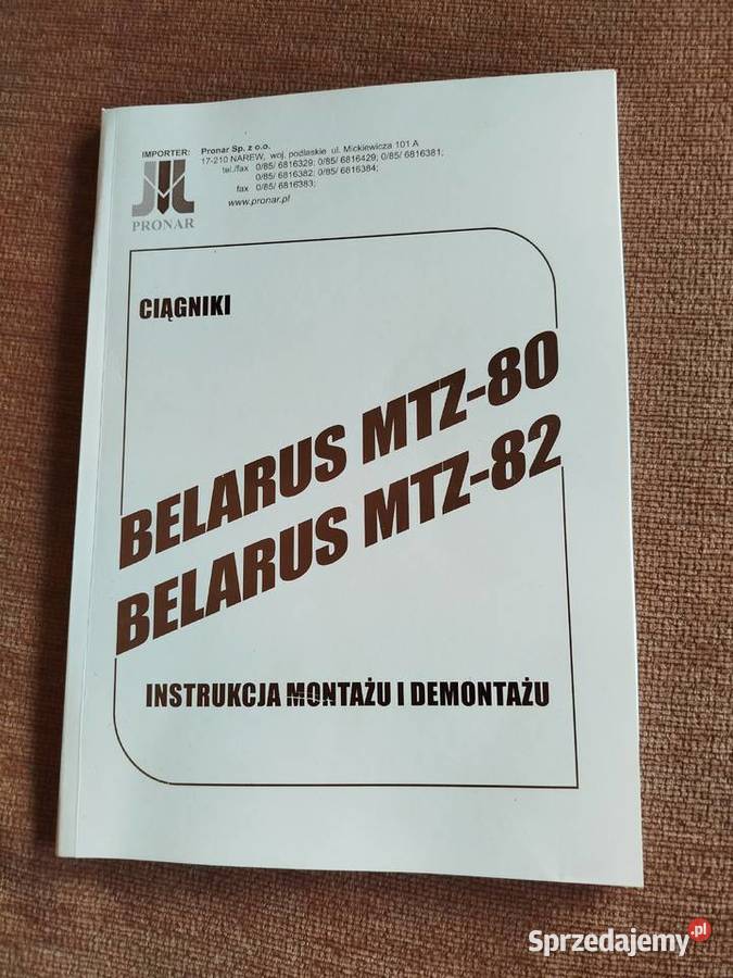 Instrukcja napraw montażu i demontażu
