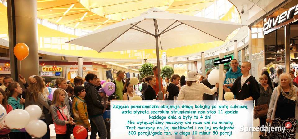 Maszyna do waty cukrowej Części Wata cukrowa Bydgoszcz