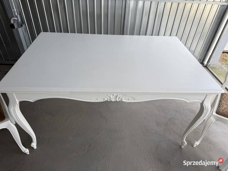 Stół Ludwikowski dębowy z krzesłami 150cm sprzedam