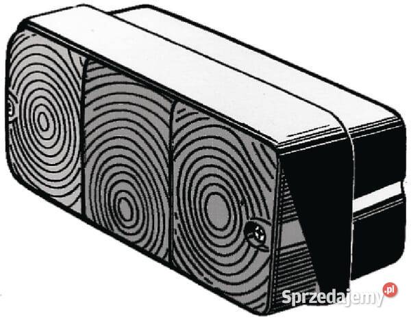 Lampa zespolona tylna prawa prostokątna Oświetlenie Kamionna sprzedam