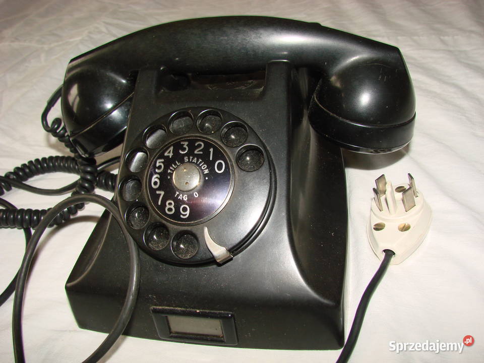 Telegrafverkets stary szwedzki telefon Pruszcz Gdański
