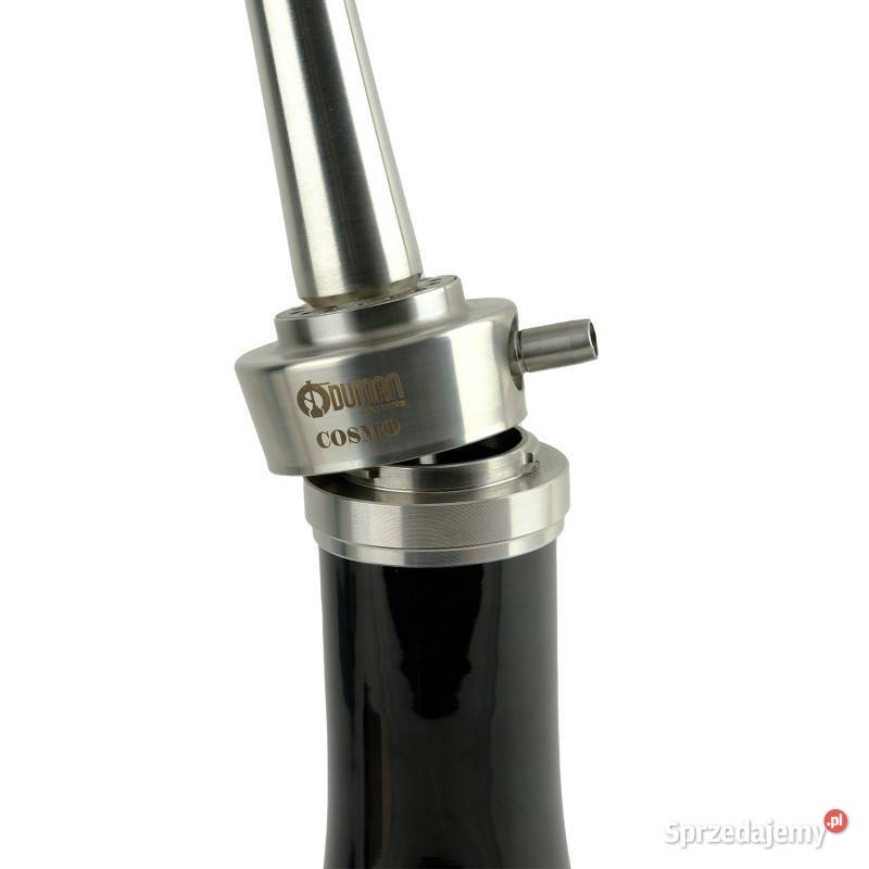 Oduman Cosmo Hookah Silver Body Black Glass Łódź