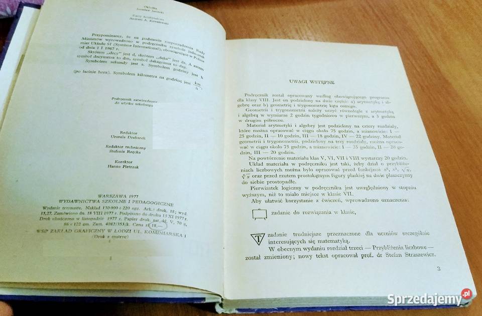 Matematyka podręcznik klasa 8 Aleksander Białas Podręczniki Podręczniki Gdańsk