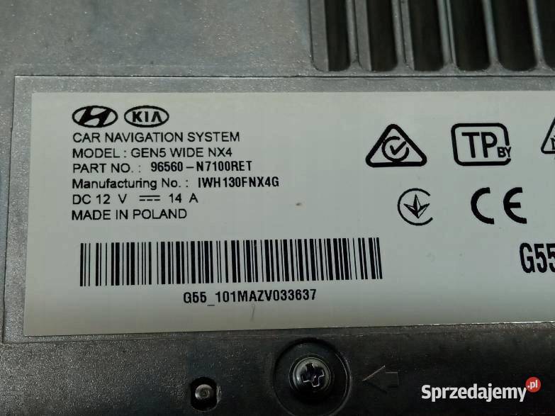 RADIO NAWIGACJA 96560N7100 Hyundai Tucson IV Sprzęt audio fabryczny świętokrzyskie sprzedam