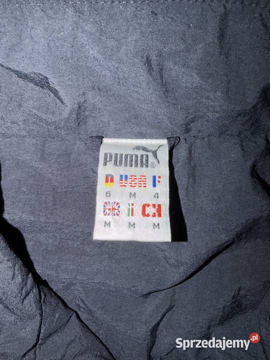 Puma King Vintage 90s Jacket Black Retro czarny sprzedam