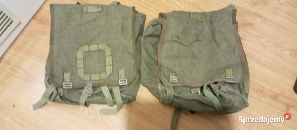 Plecak kostka LWP wojskowy plecak brezentowy z Wołomin