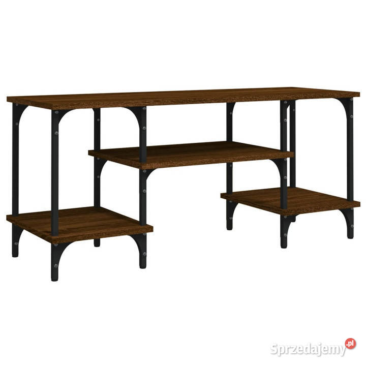 Szafka pod TV brązowy dąb 102x35x455 WM826334 Warszawa sprzedam