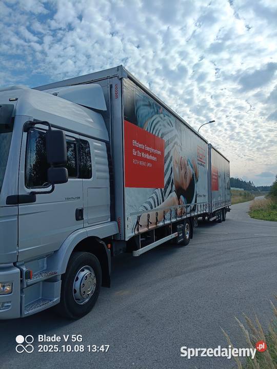 MAN TGM 15290 przyczepa Wecon zestaw 38EP 77x305 czujnik deszczu Orońsko sprzedam