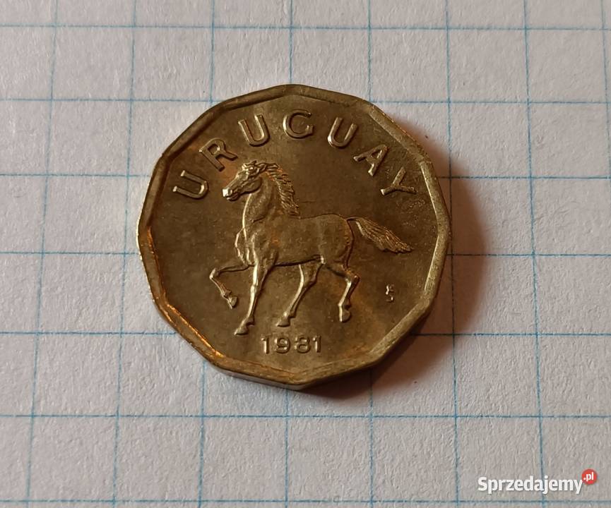 10 CENTESIMOS 1981 URUGWAJ Piszczac sprzedam