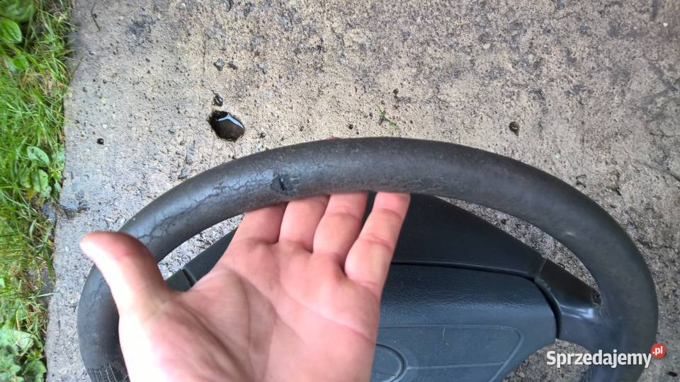 Kierownica skórzana z poduszką Mercedes w202