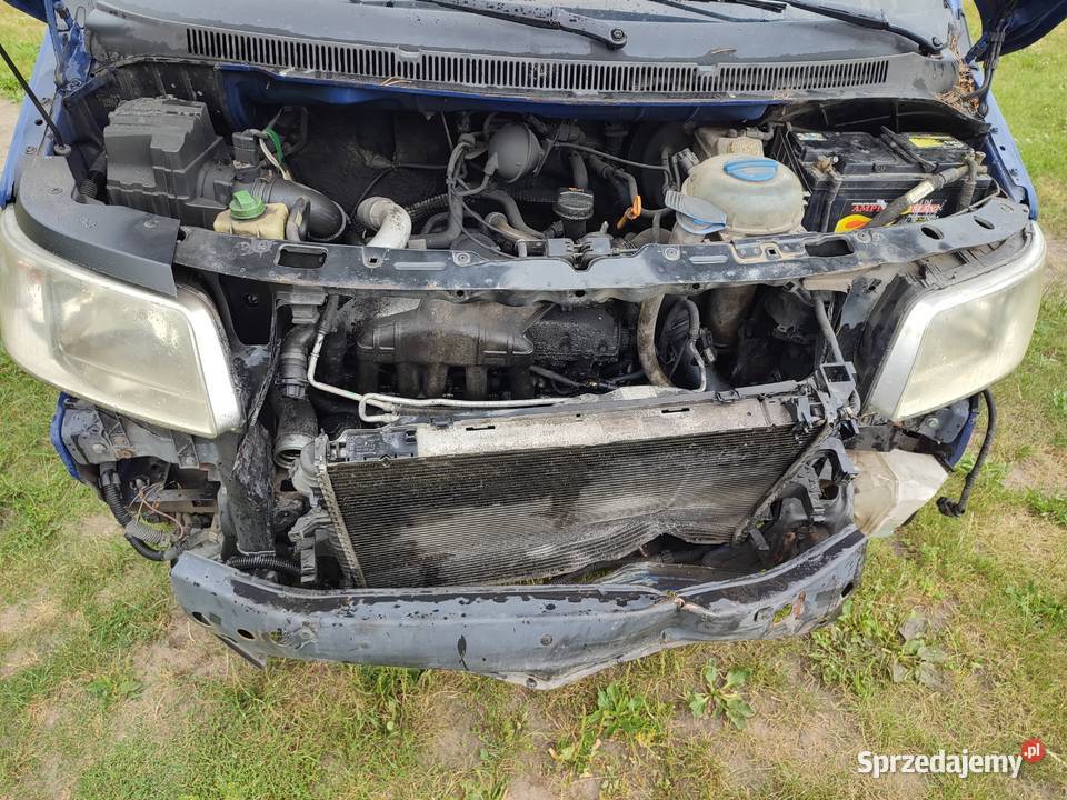 Volkswagen transporter T5 25TDI AXD 2004 uszkodzony świętokrzyskie Sędziszów