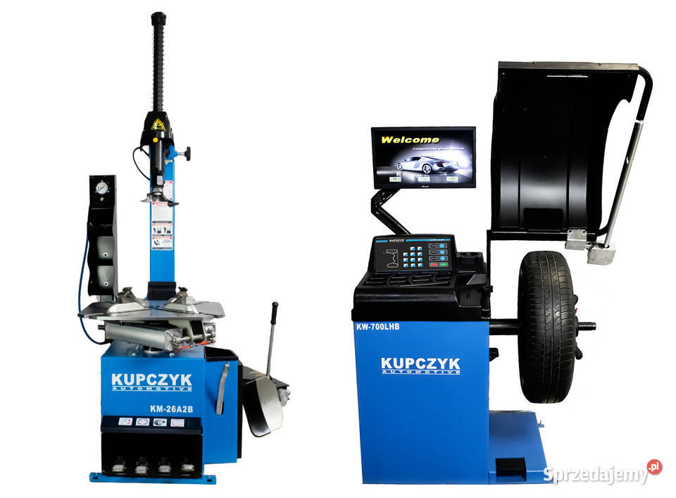 Montażownica 26A 2B Wyważarka KW700LHB Kupczyk Serwis kół i opon mazowieckie Warka
