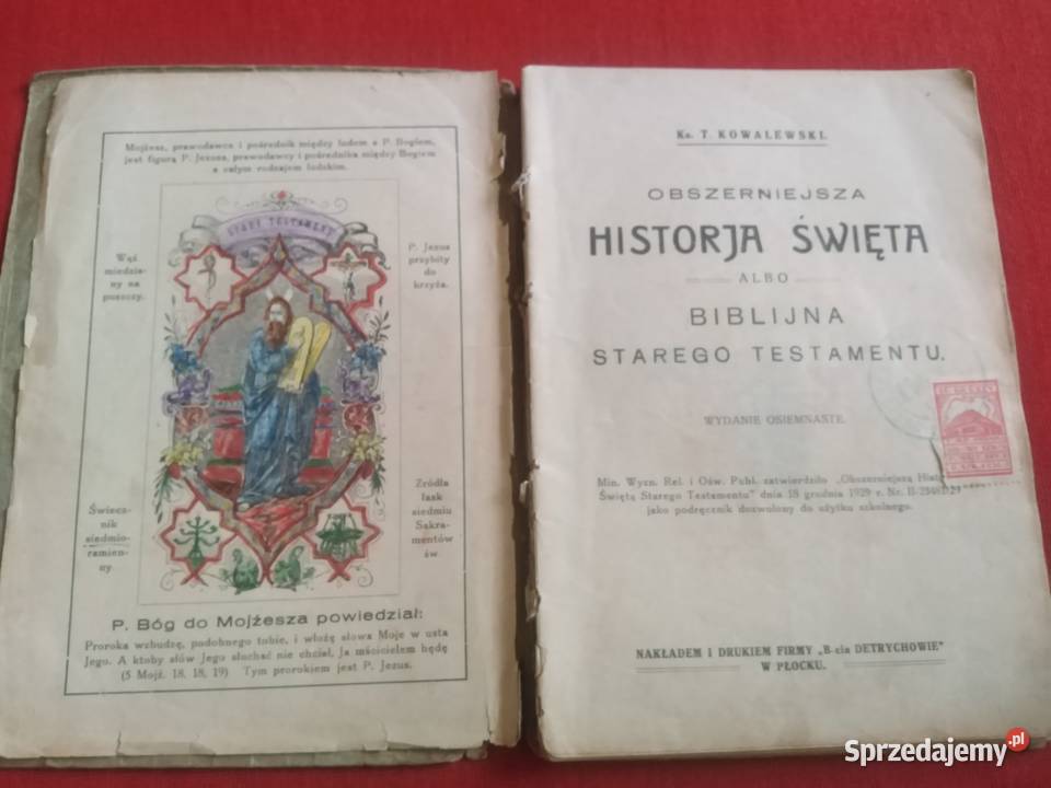 Obszerniejsza Historia Święta Albo Biblijna religioznawstwo, nauki teologiczne dolnośląskie Wałbrzych