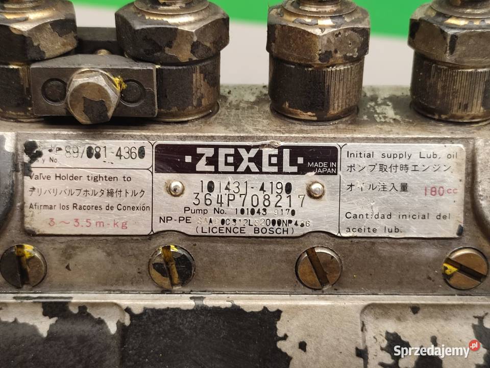 Pompa wtryskowa rzędowa mechaniczna ZEXEL 101431 Wilkowo