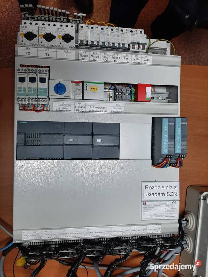Syndyk sprzeda Stanowisko Testowania SZR Twins Zabezpieczenia i rozdzielnice Warszawa sprzedam