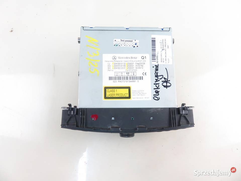 RADIO MERCEDES C TModel 204 2049060102 sprzedam
