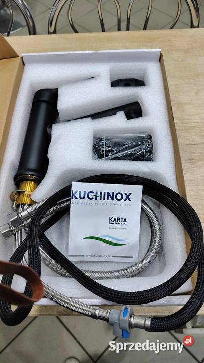 Bateria z wyciąganym wężem czarna Wolsztyn