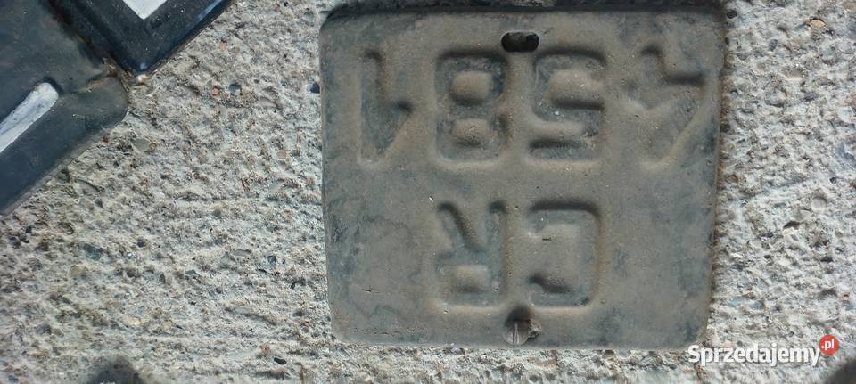 Tablica motocyklowa stara zabytkowa sprzedam