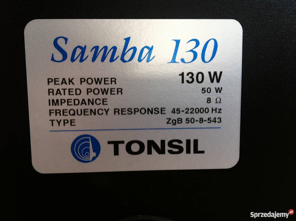 Kolumny Unitra Tonsil Samba 130 stan Radzionków