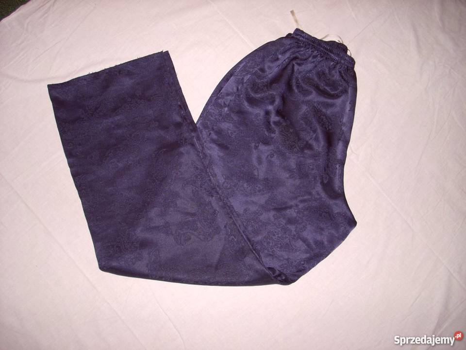 BHS Spodnie do Spania Żakardowe Granat 40 42 Nowy Sącz