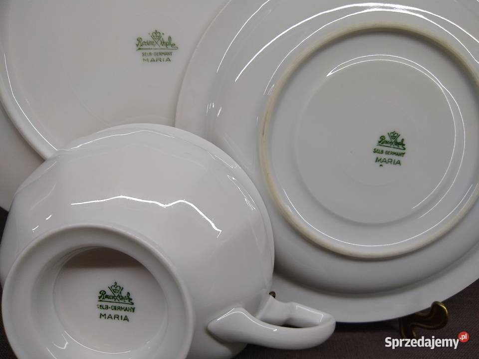 Rosenthal Biała Maria filiżanka herbata Antyki, Sztuka, Kolekcje Kalisz