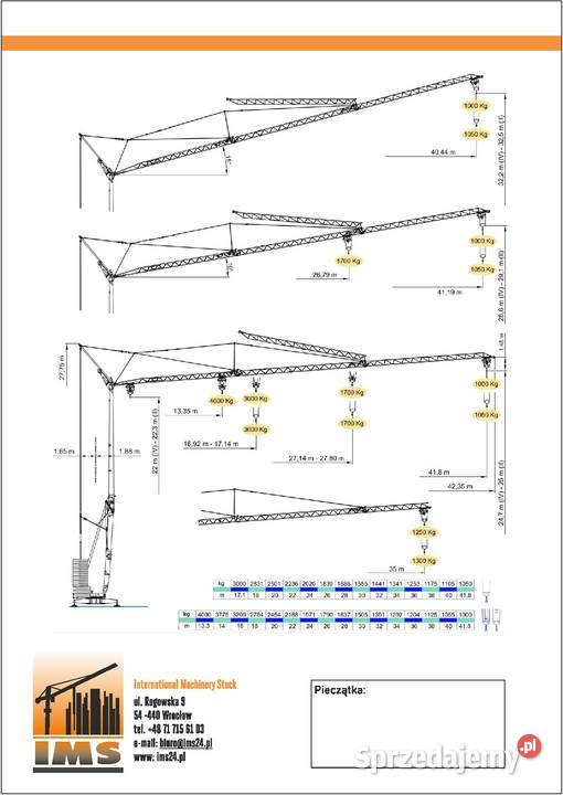 Żuraw szybkomontujący hydrauliczny VICARIO OMV Ligota Piękna