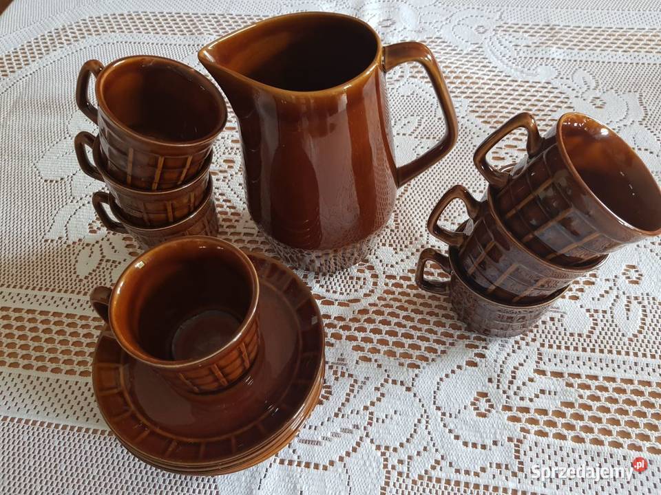 kubeczki filiżanki kamionkowe Vintage retro prl Antyki, Sztuka, Kolekcje Kielce sprzedam