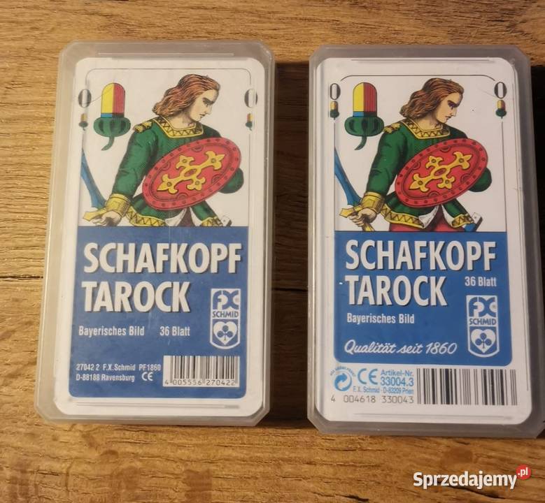 Karty do gry Skat Schafhead Tarock Oryginalne Wołczyn