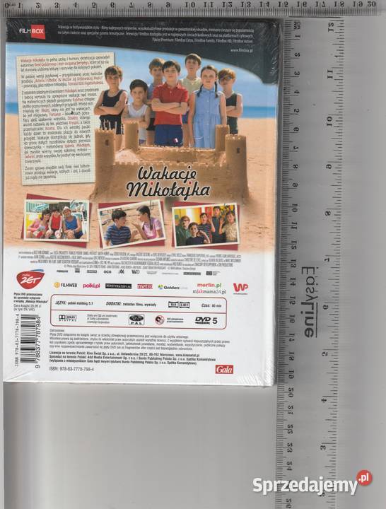Wakacje Mikołajka Kulesza Kot DVD DVD Filmy Pruszków
