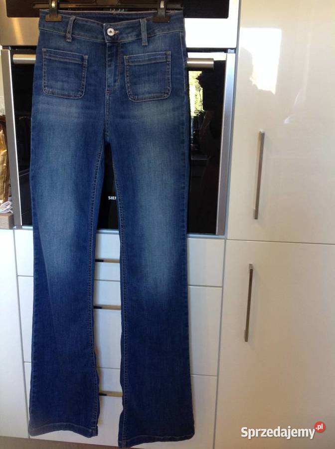 Spodnie Jeans Dzwony Damskie LIU JO S j Nowe Nowa Sól sprzedam