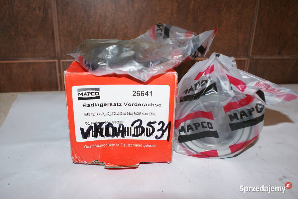 VKBA 3531 ŁOŻKOŁA FORD FOKUS FIESTA ZAMIENNIK osobowe Białobrzegi