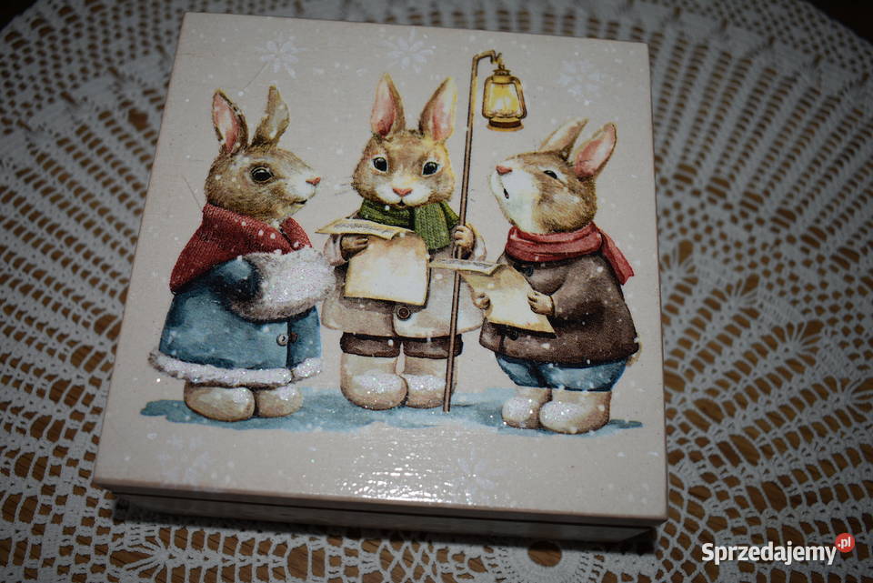 szkatułka rekodzieło decoupage Warszawa sprzedam
