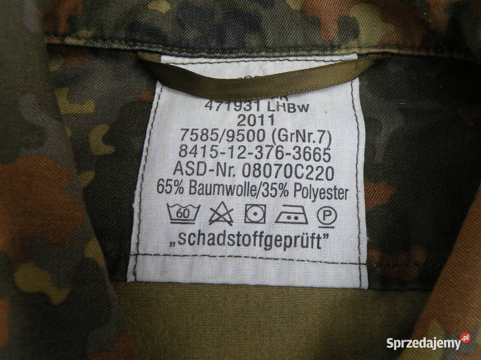 Bluza BW flecktarn Gr7