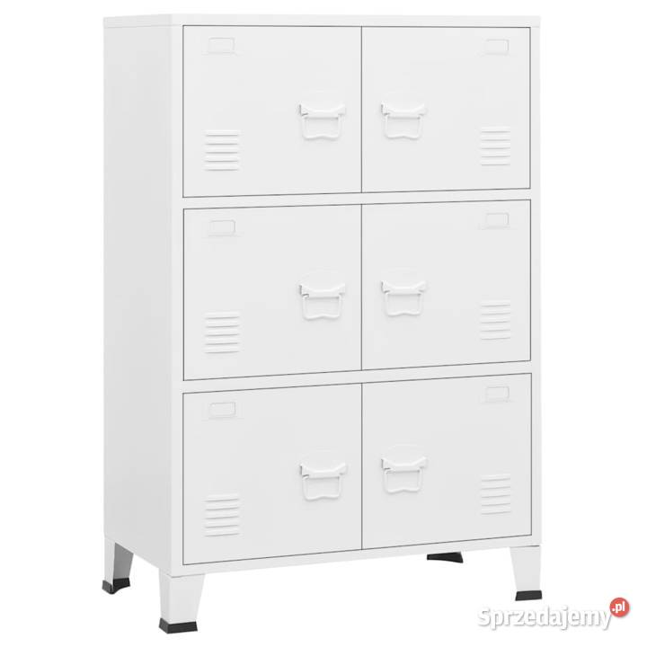 vidaXL Industrialna szafka biała 75x40x115 Warszawa
