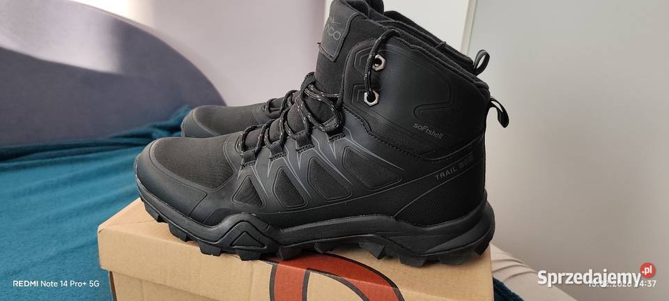 Buty męskie Vico rozmiar 42 Soft Shell czarny Trekkingowe Warszawa