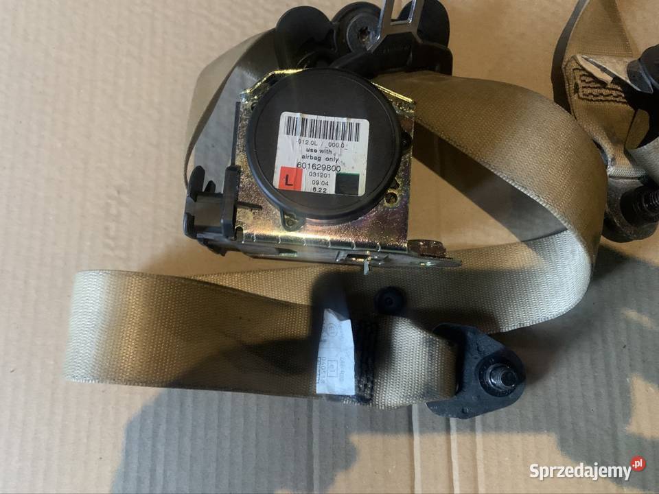 Pas bezpieczeństwa lewy prawy przód bmw 5 e60 zachodniopomorskie Szczecin