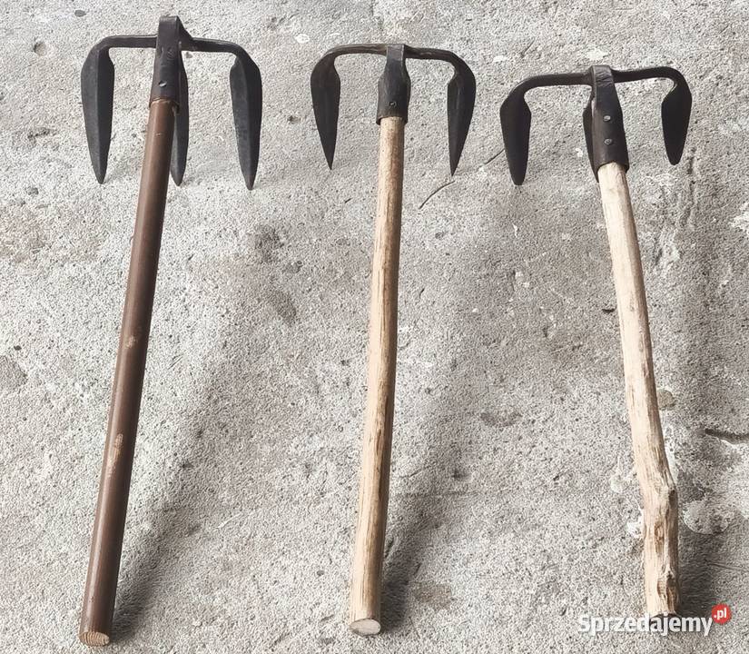 Motyki do ziemniaków kute nie używane Paskudy