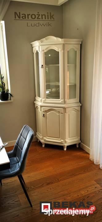 Witryna Narożna Elegancki Stylowy MEBEL Ludwik Jantar sprzedam