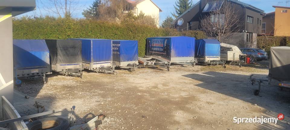 Wynajem przyczep przyczepka lekka ciężarowa na Kraków