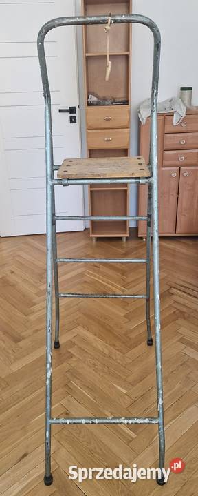 Stalowa drabina dwustronna rozkładana 4 stopnie mazowieckie