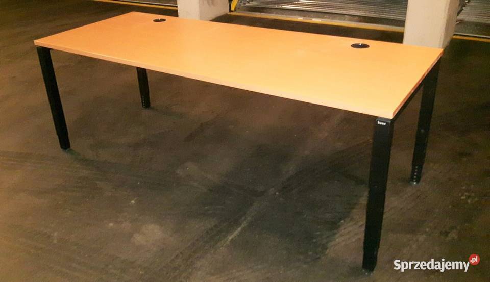 Nowoczesny podwójny stół biurowy 200x80 solidne