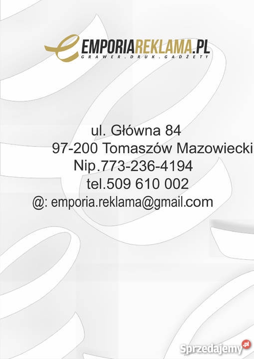 Emporia Reklama wizytówki ulotki wydruki Tomaszów Mazowiecki
