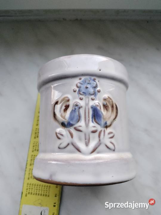 Pojemnik ceramiczny kubek dekoracja Pozostałe Choszczno