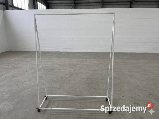 Wieszak sklepowy na kółkach metalowy loftowy Mysłowice