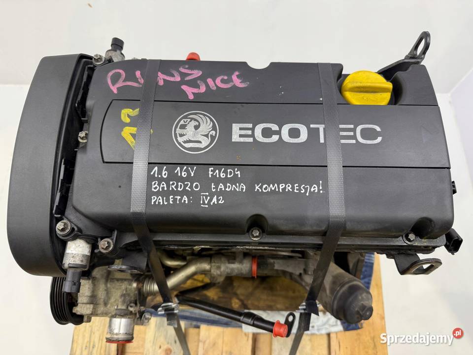 SILNIK F16D4 Chevrolet Cruze Aveo T300 16 16V osobowe Rudka