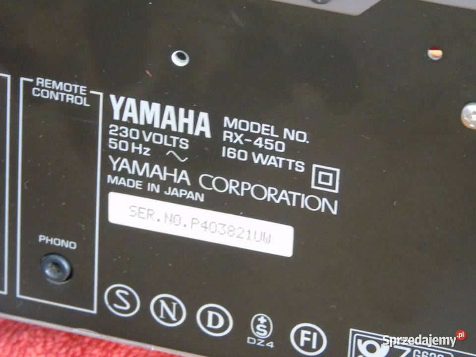 Amplituner Yamaha RX450 świetne stereo WYSYŁKA Jasło
