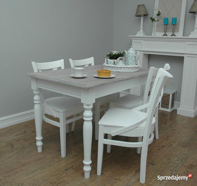 Prowansalski stół drewniany producenta łódzkie Łódź