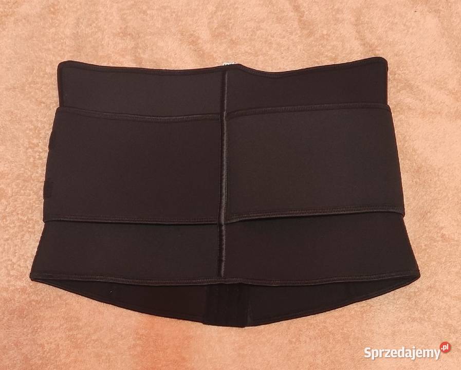 Gorset neoprenowy do ćwiczeń na brzuch XL czarny